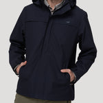 Impermeable Fibras Recicladas Hombre Rain Azul Rockford