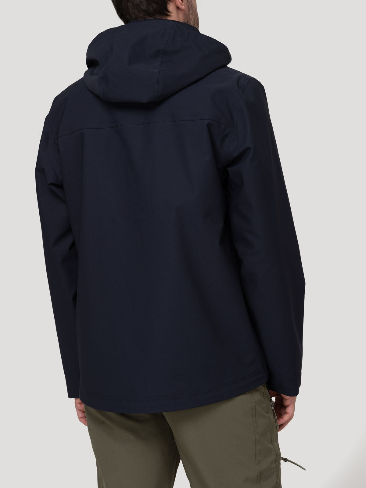 Impermeable Fibras Recicladas Hombre Rain Azul Rockford