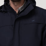 Impermeable Fibras Recicladas Hombre Rain Azul Rockford