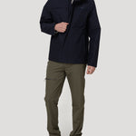 Impermeable Fibras Recicladas Hombre Rain Azul Rockford