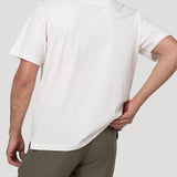 Polera Algodón Orgánico Hombre Basic Blanco Rockford