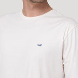 Polera Algodón Orgánico Hombre Basic Blanco Rockford