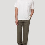 Polera Algodón Orgánico Hombre Basic Blanco Rockford