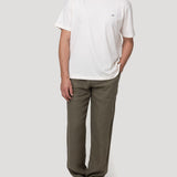 Polera Algodón Orgánico Hombre Basic Blanco Rockford
