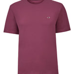 Polera Algodón Orgánico Hombre Basic Burdeo Rockford