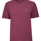 Polera Algodón Orgánico Hombre Basic Burdeo Rockford