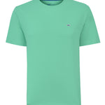 Polera Algodón Orgánico Hombre Basic Verde Rockford