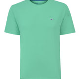 Polera Algodón Orgánico Hombre Basic Verde Rockford
