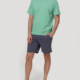 Polera Algodón Orgánico Hombre Basic Verde Rockford