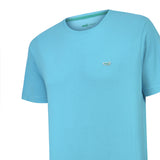 Polera Algodón Orgánico Hombre Basic Celeste Rockford