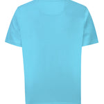 Polera Algodón Orgánico Hombre Basic Celeste Rockford