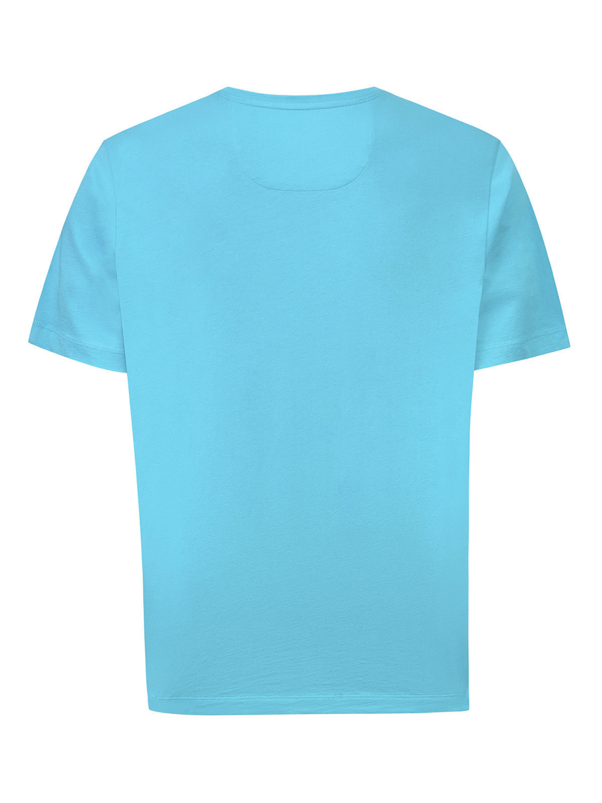 Polera Algodón Orgánico Hombre Basic Celeste Rockford