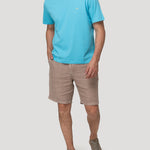 Polera Algodón Orgánico Hombre Basic Celeste Rockford