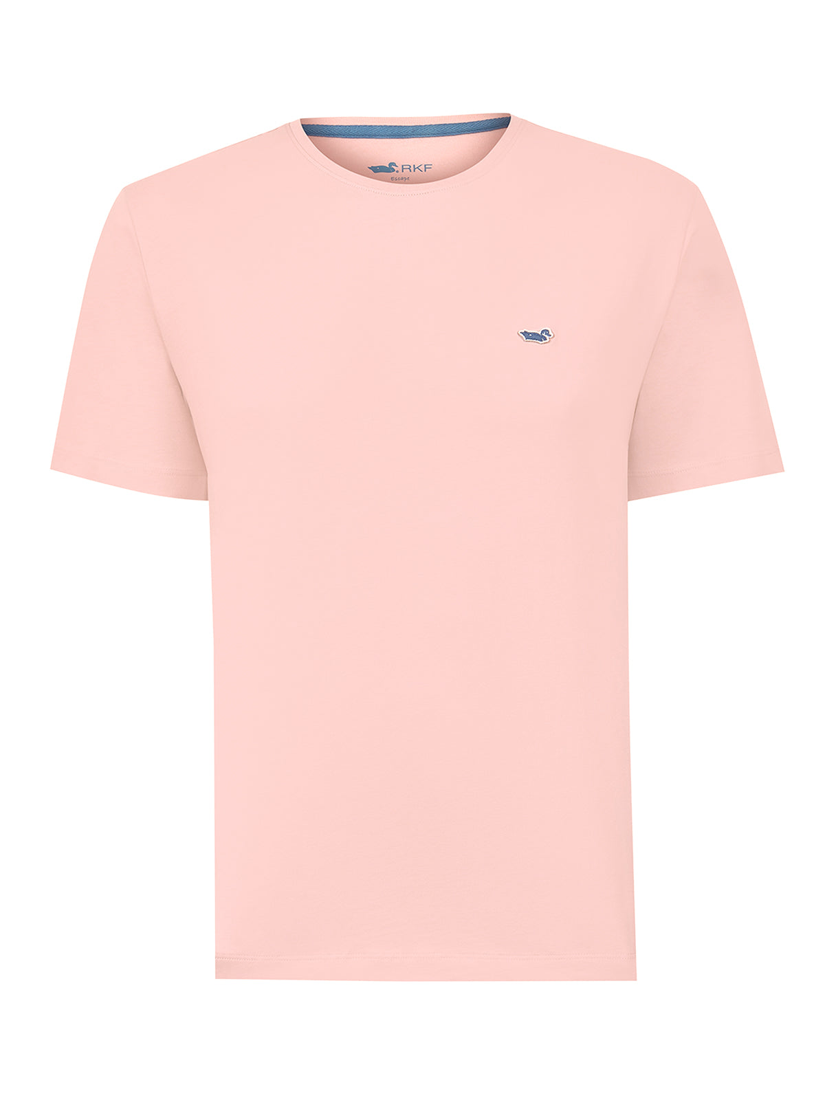 Polera Algodón Orgánico Hombre Basic Naranjo Rockford
