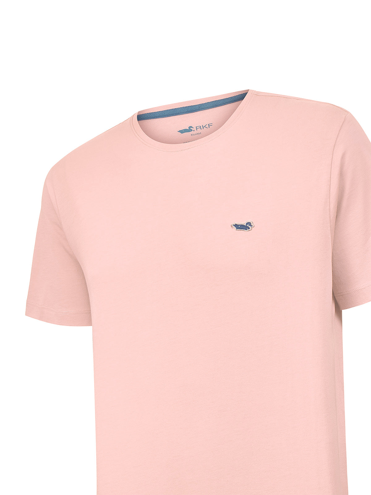 Polera Algodón Orgánico Hombre Basic Naranjo Rockford