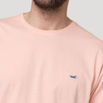 Polera Algodón Orgánico Hombre Basic Naranjo Rockford