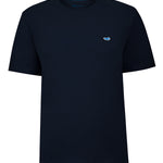 Polera Algodón Orgánico Hombre Basic Azul Rockford