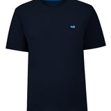 Polera Algodón Orgánico Hombre Basic Azul Rockford