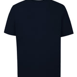 Polera Algodón Orgánico Hombre Basic Azul Rockford