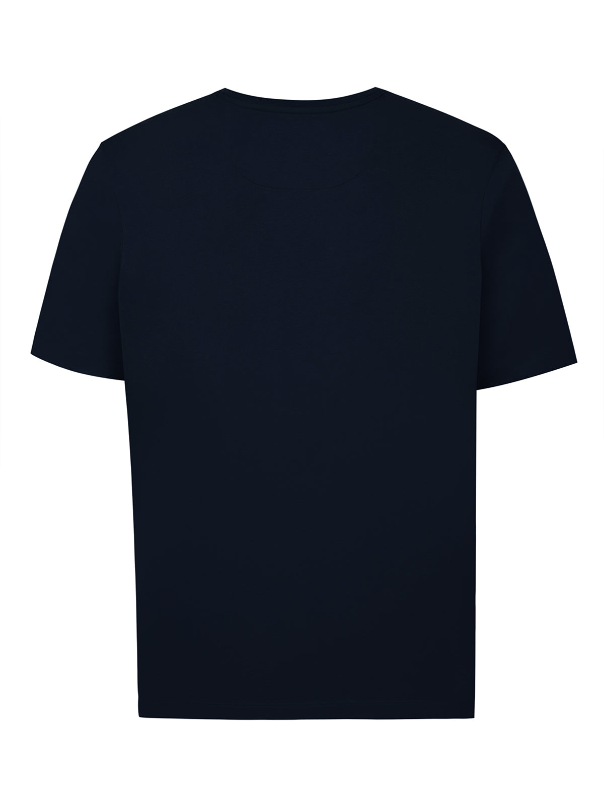 Polera Algodón Orgánico Hombre Basic Azul Rockford