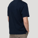 Polera Algodón Orgánico Hombre Basic Azul Rockford