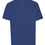 Polera Algodón Orgánico Hombre Basicpoc Azul Rockford