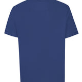 Polera Algodón Orgánico Hombre Basicpoc Azul Rockford