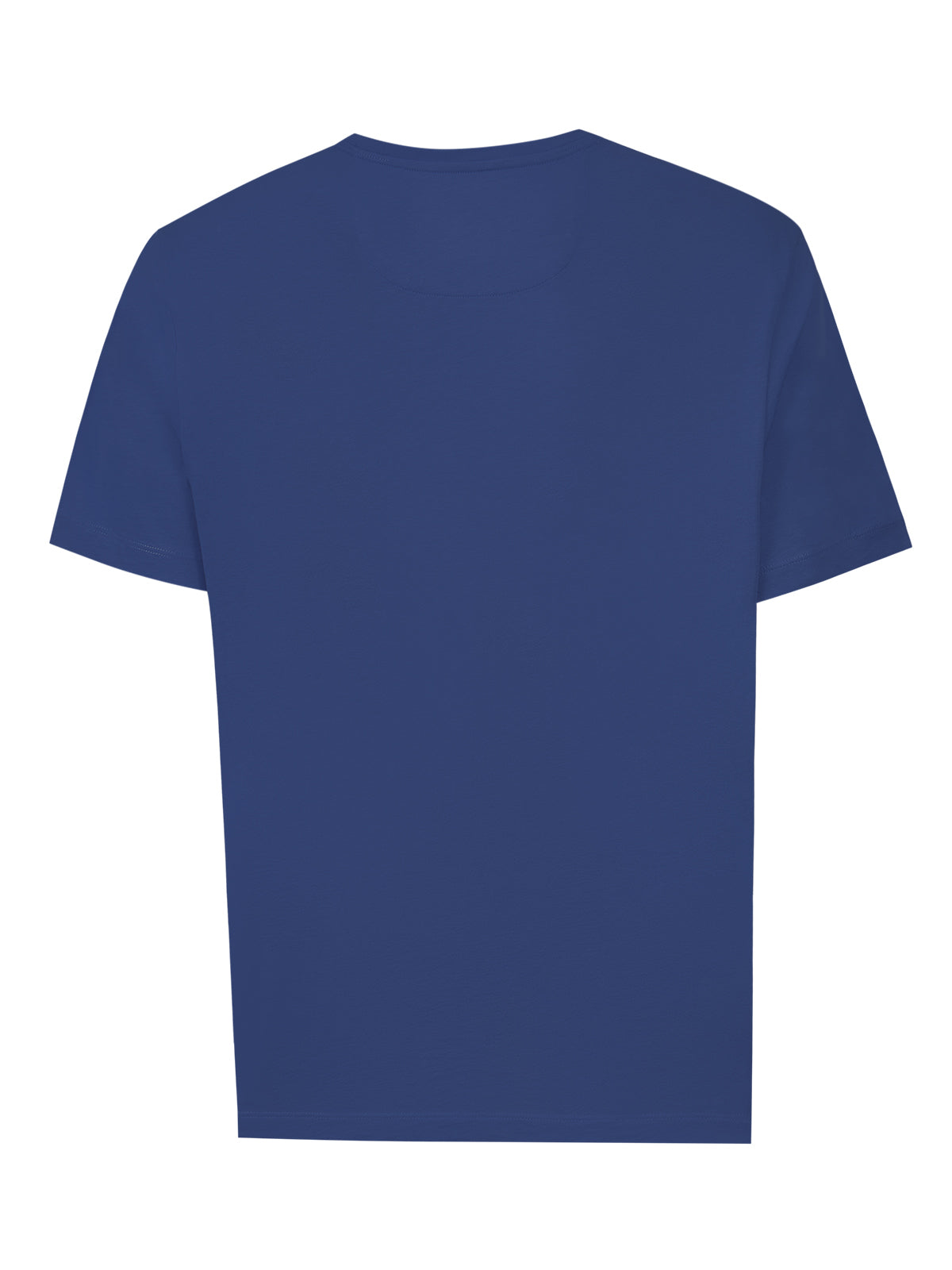 Polera Algodón Orgánico Hombre Basicpoc Azul Rockford
