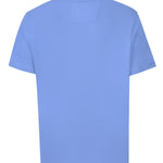 Polera Algodón Orgánico Hombre Basicpoc Celeste Rockford