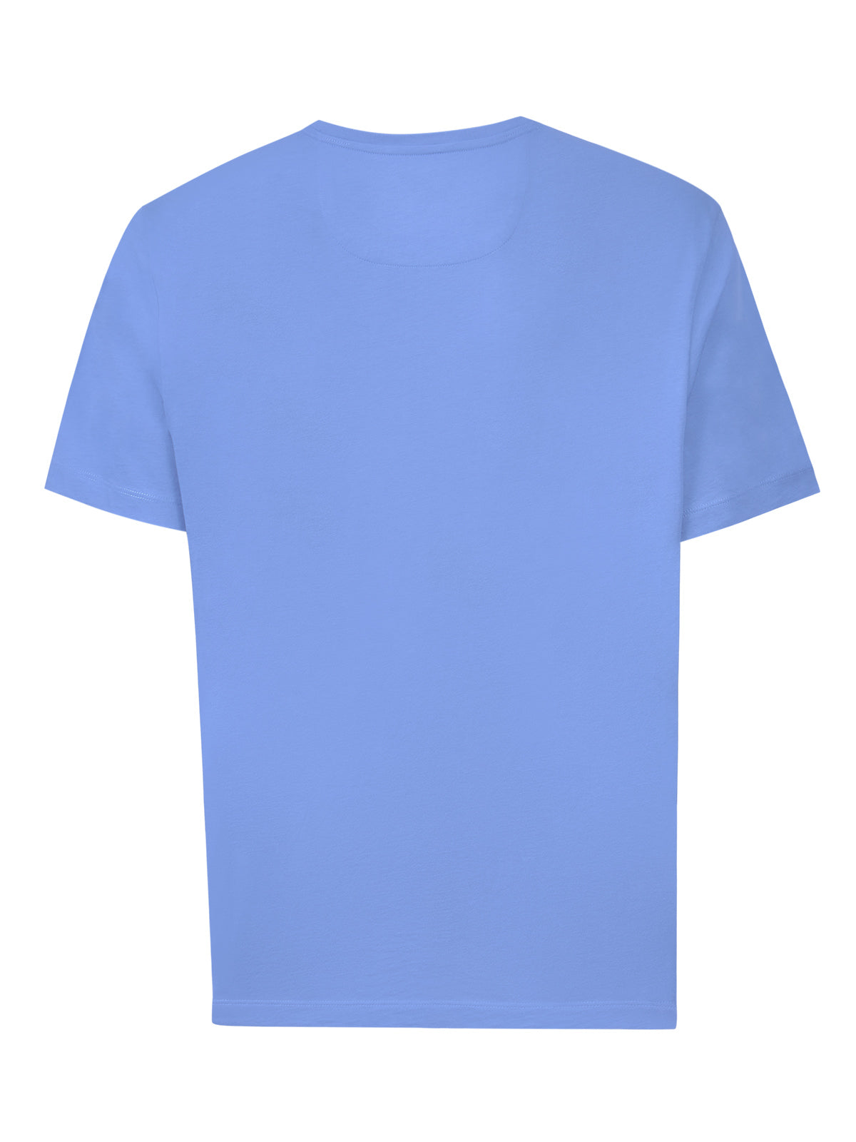 Polera Algodón Orgánico Hombre Basicpoc Celeste Rockford