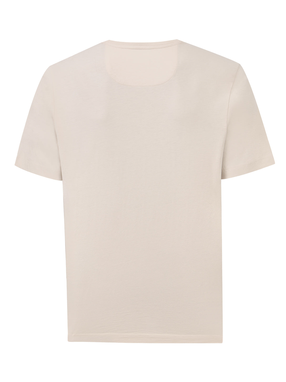 Polera Algodón Orgánico Hombre Basicpoc Beige Rockford