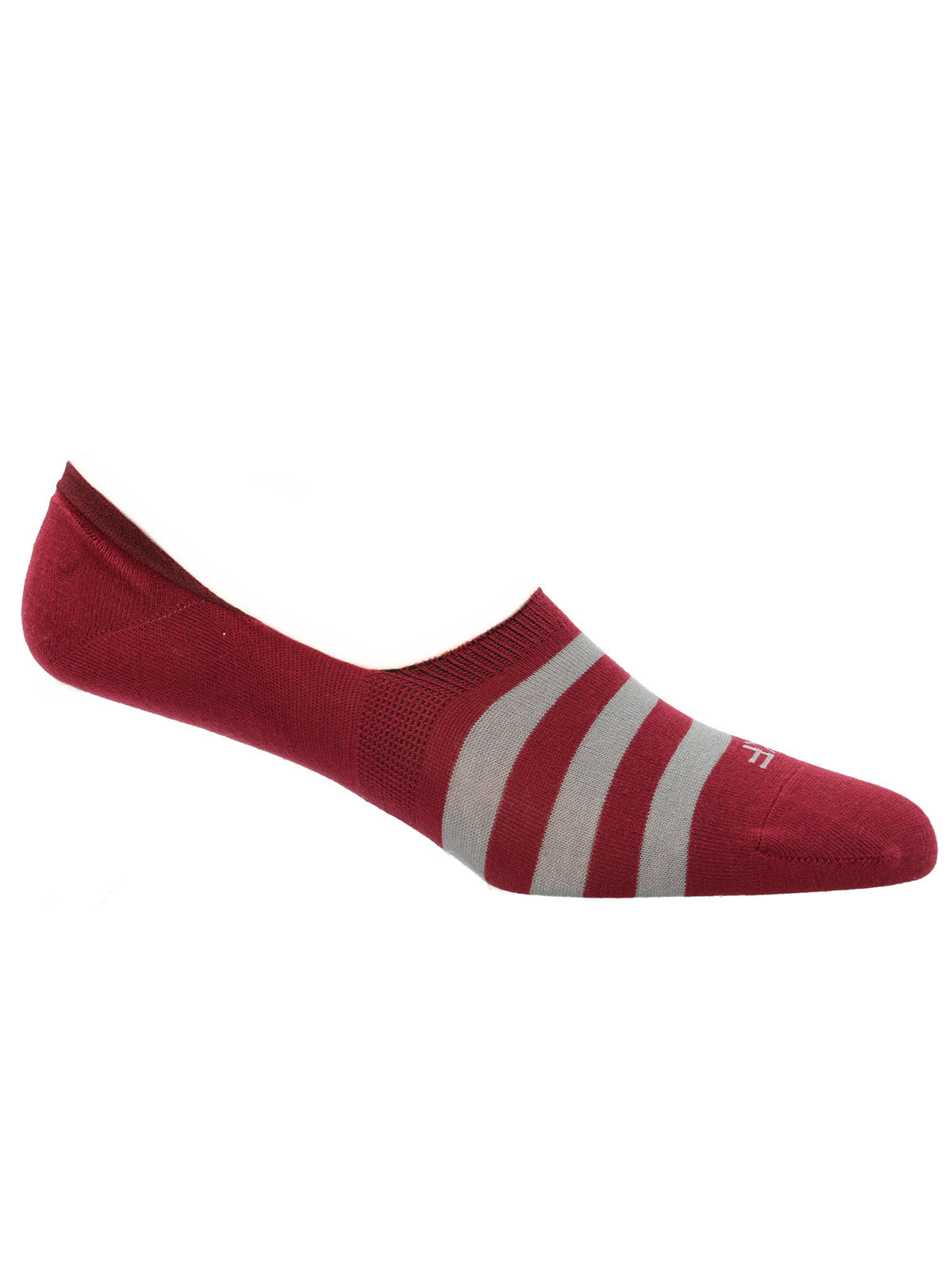 Calcetín Bambú Hombre Inv Rayas Rojo Rockford