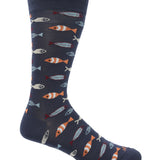 Calcetín Bambú Hombre Packift Pez Multicolor Rockford