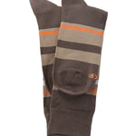 Calcetín Bambú Hombre Lg Stripes Café Rockford