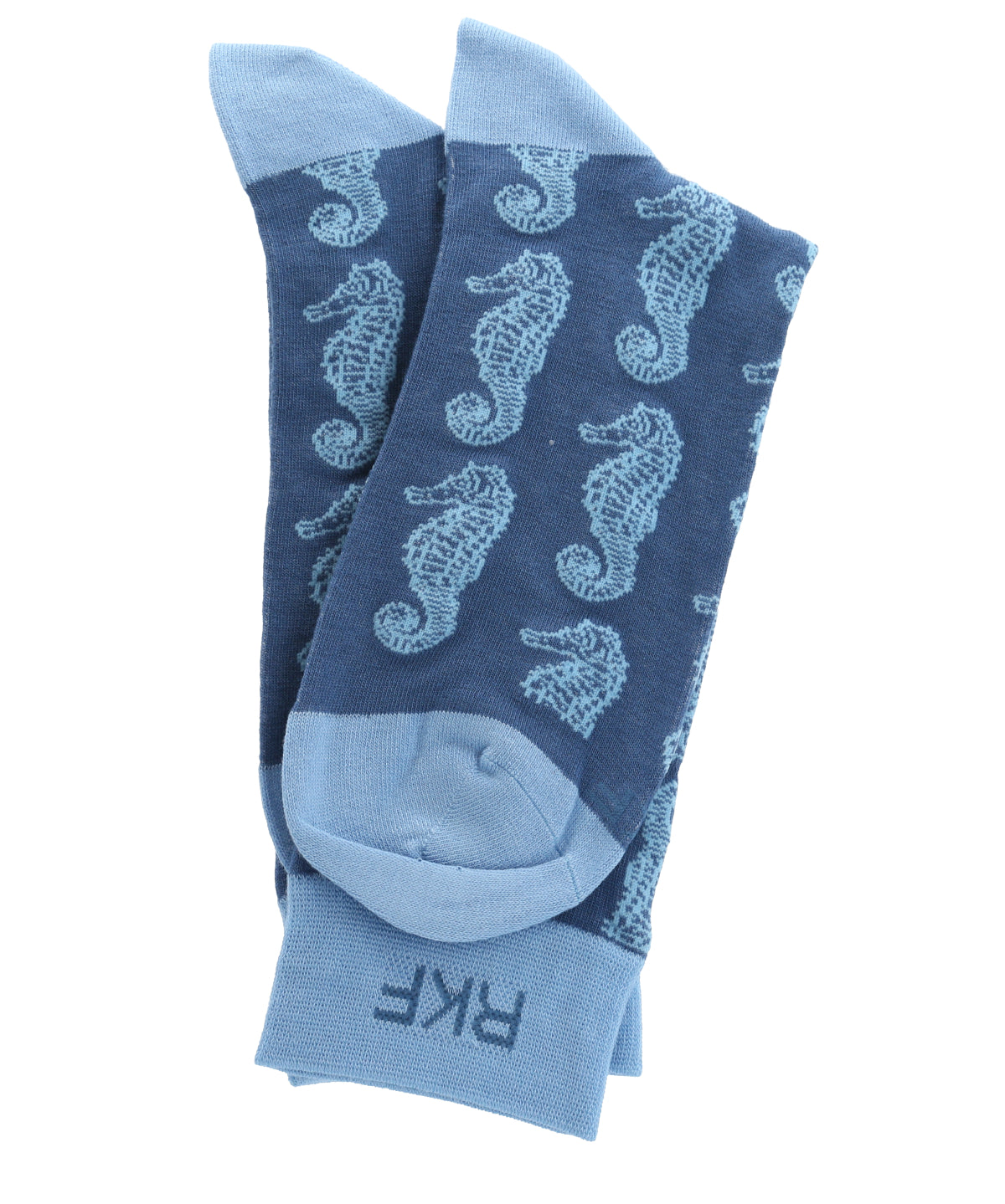 Calcetín Bambú Hombre Seahorse Azul Rockford