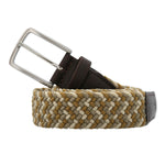 Cinturón Elasticado Hombre Rf Thompson Café Rockford