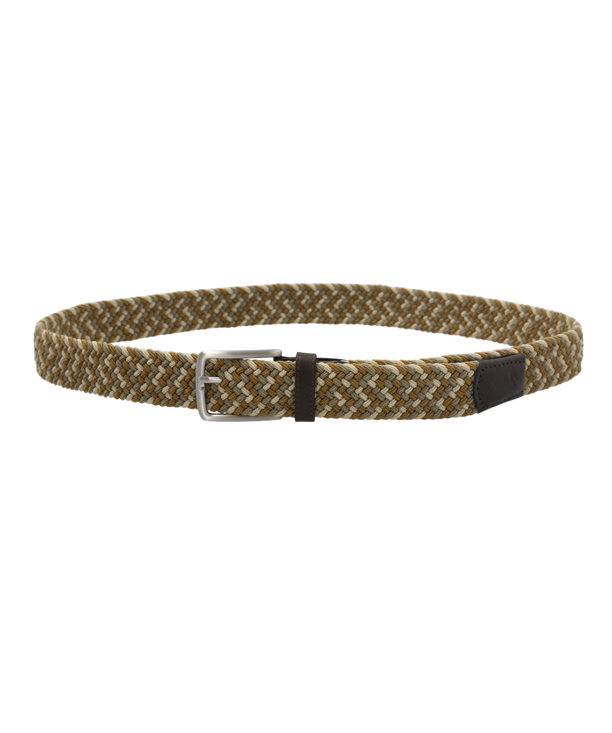 Cinturón Elasticado Hombre Rf Thompson Café Rockford