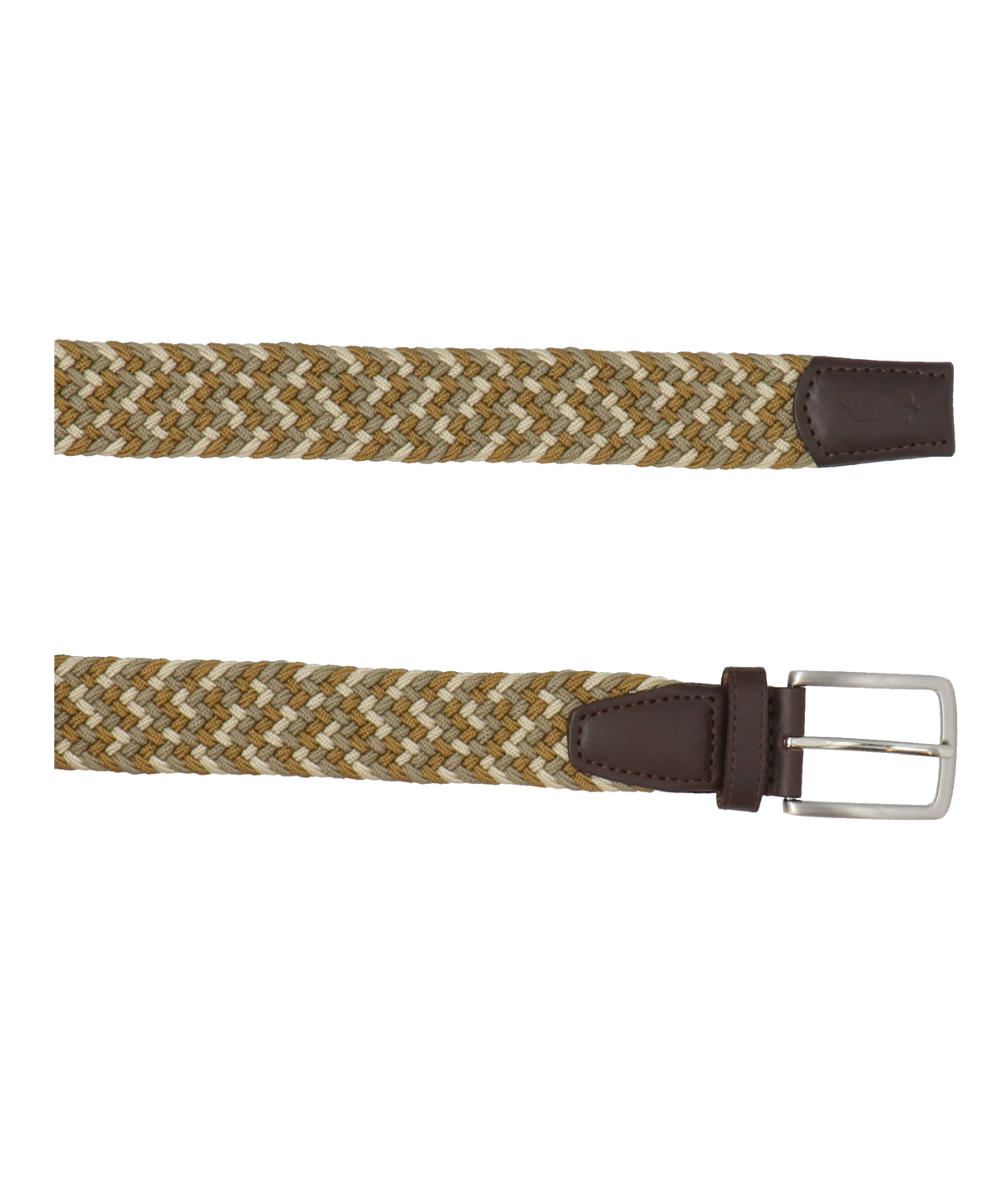Cinturón Elasticado Hombre Rf Thompson Café Rockford