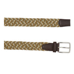Cinturón Elasticado Hombre Rf Thompson Café Rockford