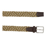 Cinturón Elasticado Hombre Rf Thompson Café Rockford