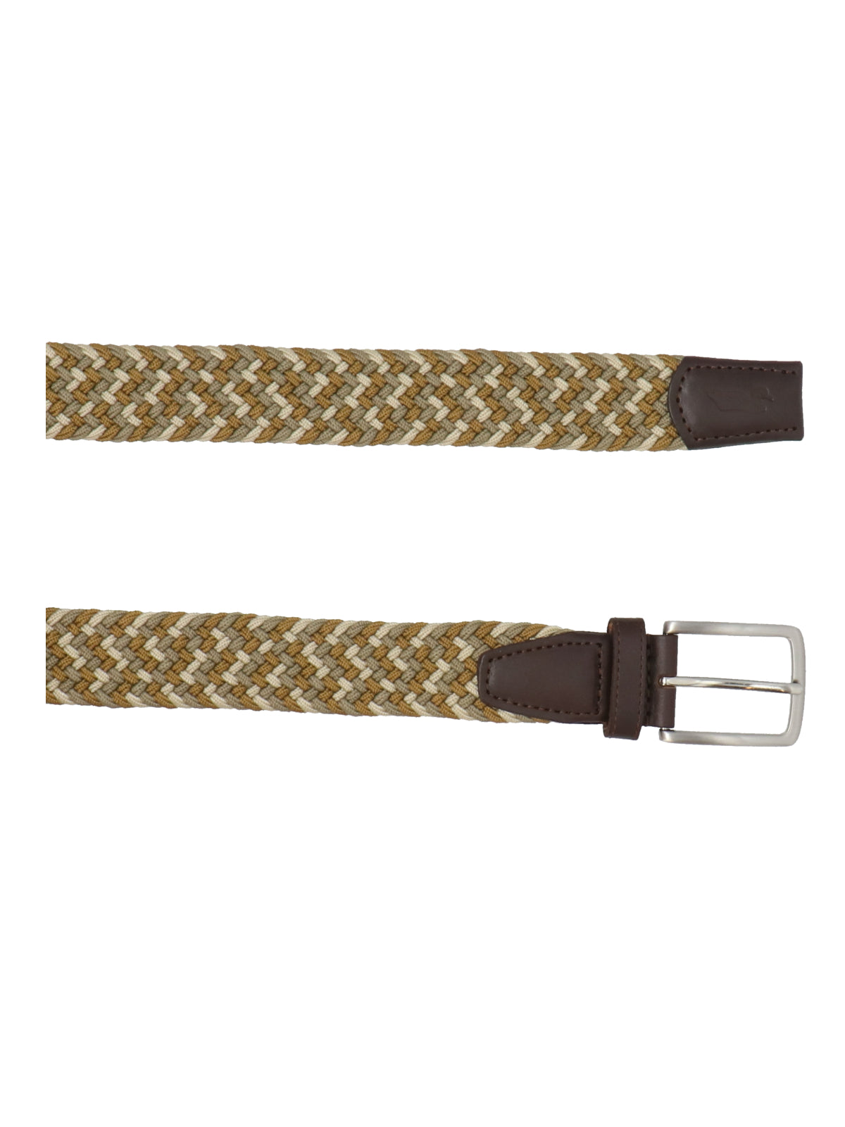 Cinturón Elasticado Hombre Rf Thompson Café Rockford