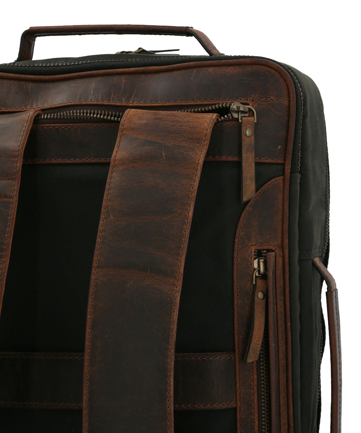 Mochila Cuero Hombre Wx Uk Harry Back Oliva Rockford