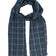 Bufanda Poliéster Reciclado/Lana Unisex Rkf Scarf Plaid Azul Rockford