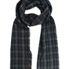 Bufanda Fibras Recicladas Hombre Rkf Scarf Plaid Gris Rockford