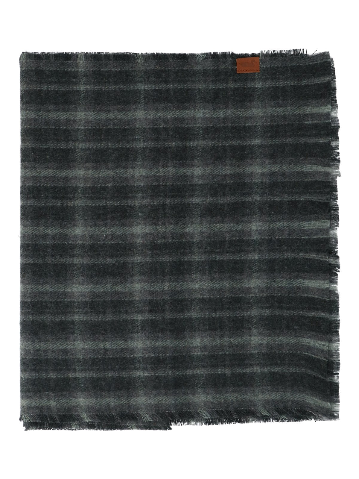 Bufanda Fibras Recicladas Hombre Rkf Scarf Plaid Gris Rockford