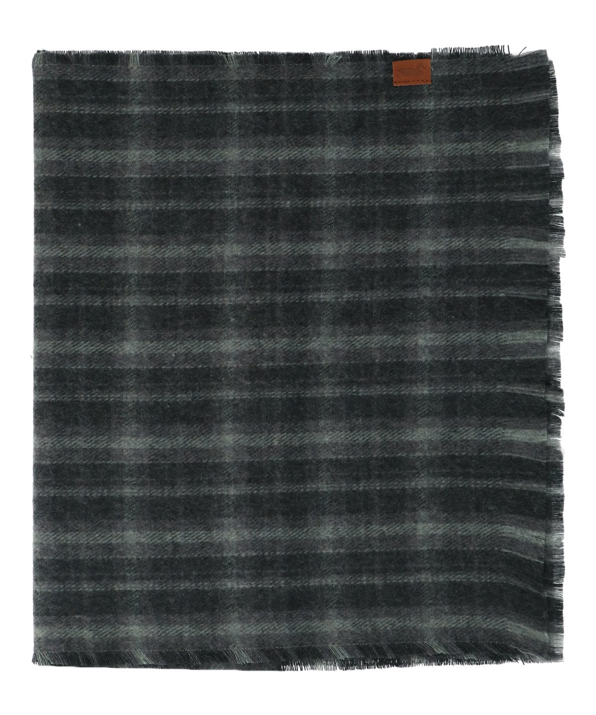 Bufanda Fibras Recicladas Hombre Rkf Scarf Plaid Gris Rockford