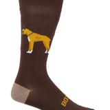 Calcetín Bambú Hombre C Boxer Café Rockford