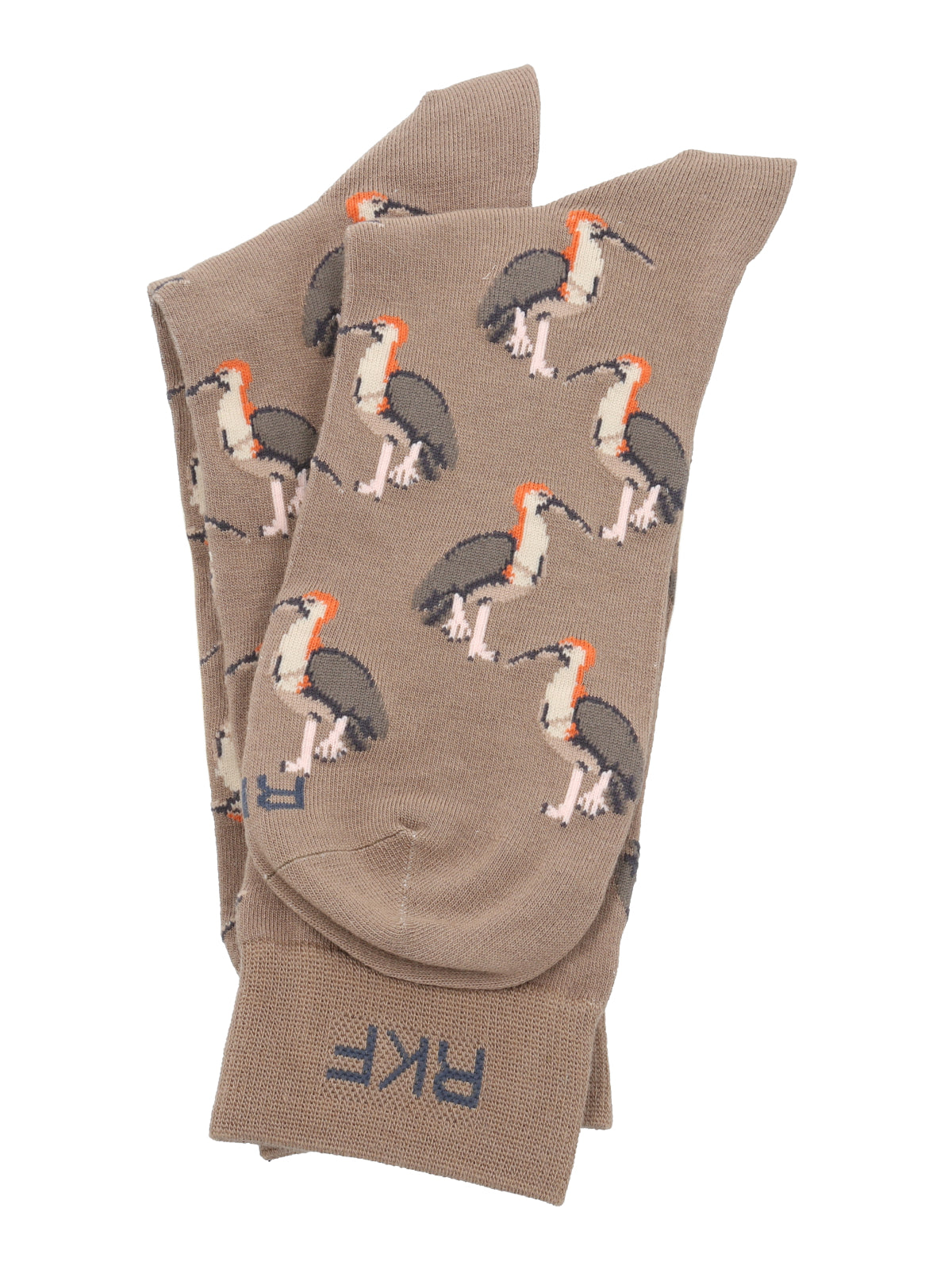 Calcetín Bambú Hombre C Bandurria Beige Rockford