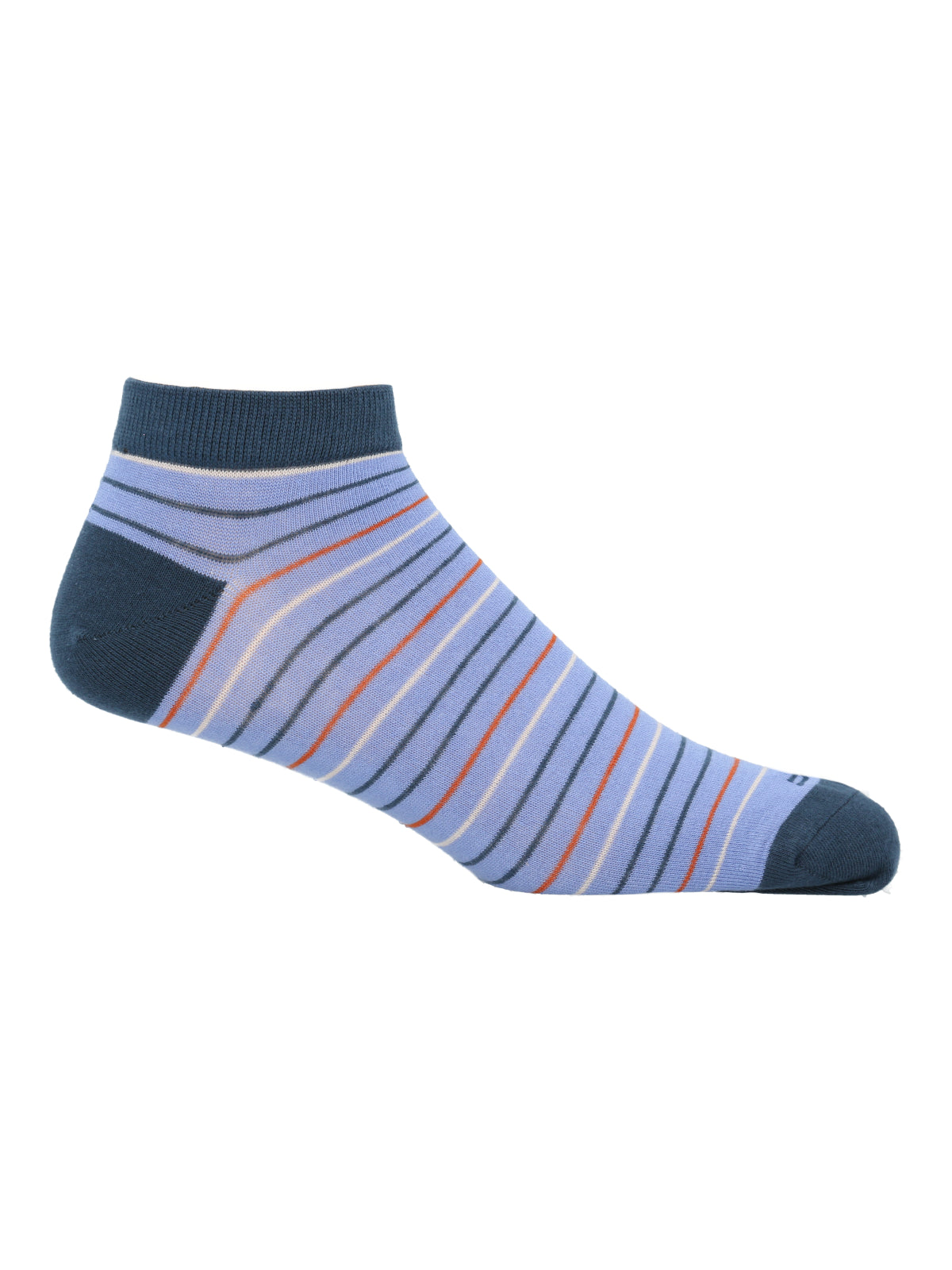 Calcetín Bambú Hombre Ped Stripe Azul Rockford