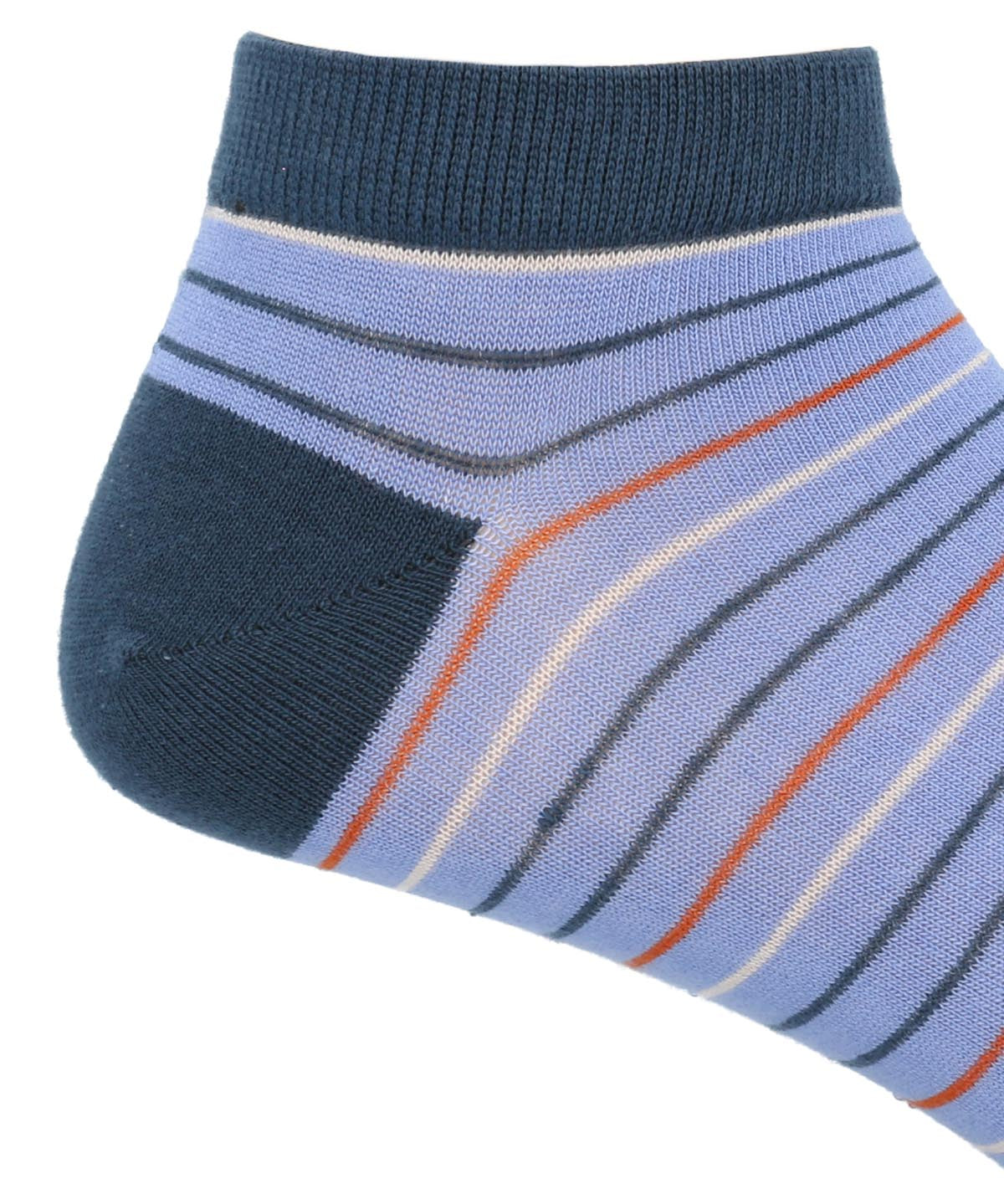 Calcetín Bambú Hombre Ped Stripe Azul Rockford
